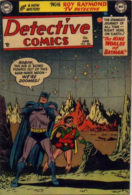 Detective Comics 208 - Batman - Robin - Space - Moon - Curt Swan