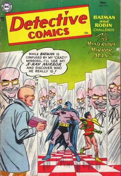 Detective Comics 213 - Batman - Robin - Mirror Man - Mirrors - Mirror