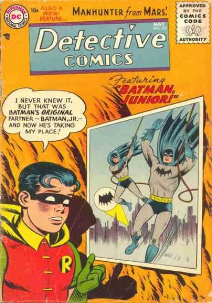 Detective Comics 231 - Robin - Batman - Batcave - Manhunter From Mars - Batman Junior