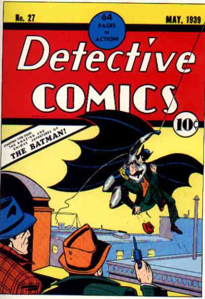 Detective Comics 27 - Batman - Gun - Rope - Bob Kane