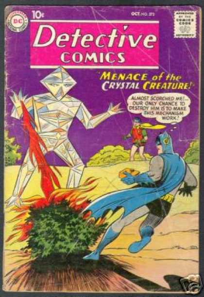 Detective Comics 272 - Crystal Creature - Batman - Robin - Sheldon Moldoff