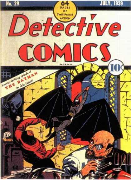 Detective Comics 29 - Batman - Detective Comics - Thrill Packed Action - The Batman - Evil Scientist - Bob Kane