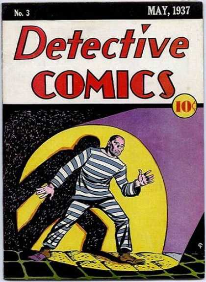 Detective Comics 3 - Prisoner - Escape - Spotlight - Getaway - Stripes