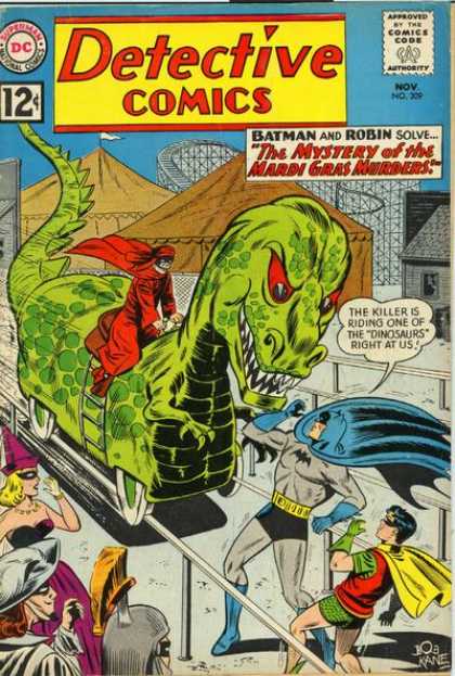 Detective Comics 309 - Batman - Robin - Dinosaur - Carinval - Red-cloaked Villan