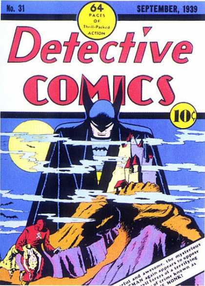 Detective Comics 31 - Batman - Castle - September 1939 - 64 Pages - Night - Bob Kane