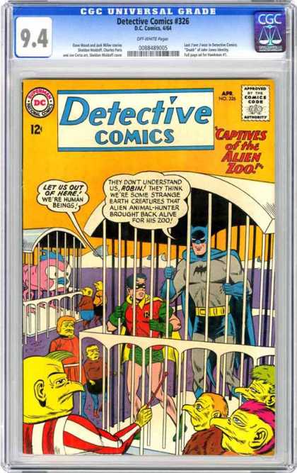 Detective Comics 326 - Batman - Robin - Cage - Sheldon Moldoff