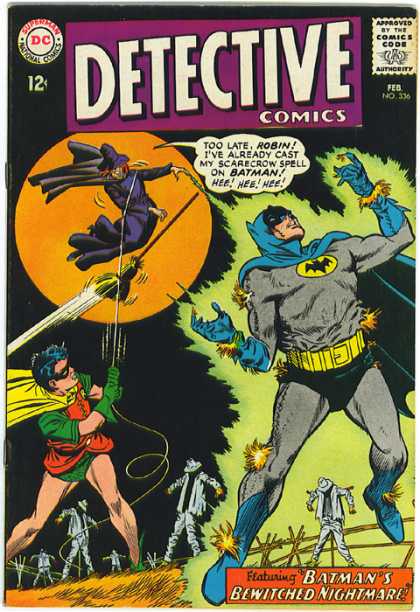 Detective Comics 336 - Robin - Batman - Scarecrow - Detective Comics - Batman Under Spell - Carmine Infantino