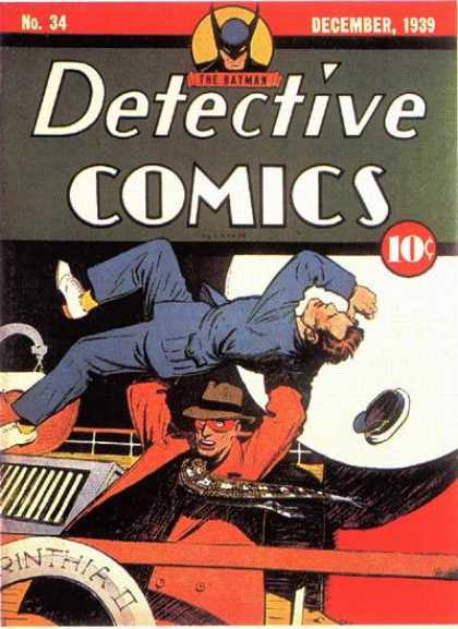 Detective Comics 34 - Batman - Strong - Stranger - Ship - Overboard