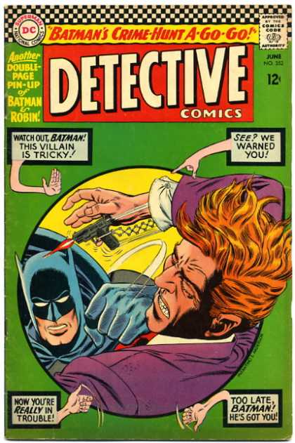Detective Comics 352 - Batman - Crime-hunt - Robin - Villain - Tricky - Carmine Infantino, Murphy Anderson