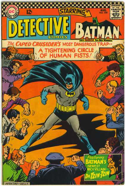 Detective Comics 354 - Batman - Dr Tzin-tzin - Fists