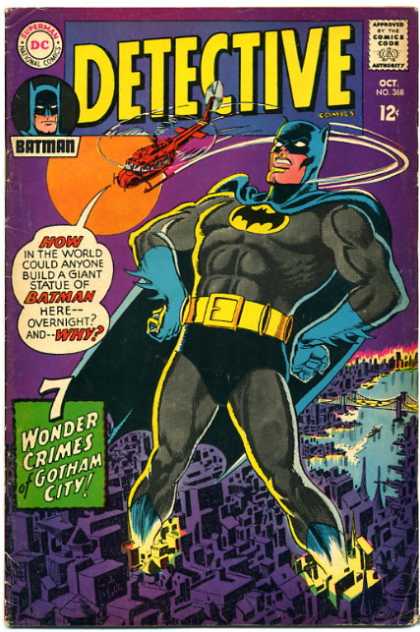 Detective Comics 368 - Batman - Helicopter - Carmine Infantino