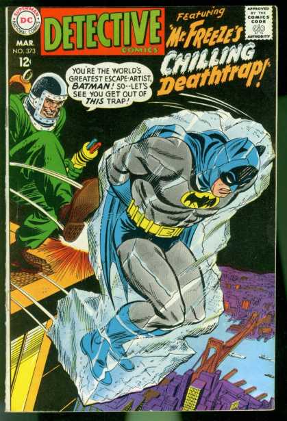 Detective Comics 373 - Batman - Dc Comics - Ice Block - Mr Freeze - Green Suit