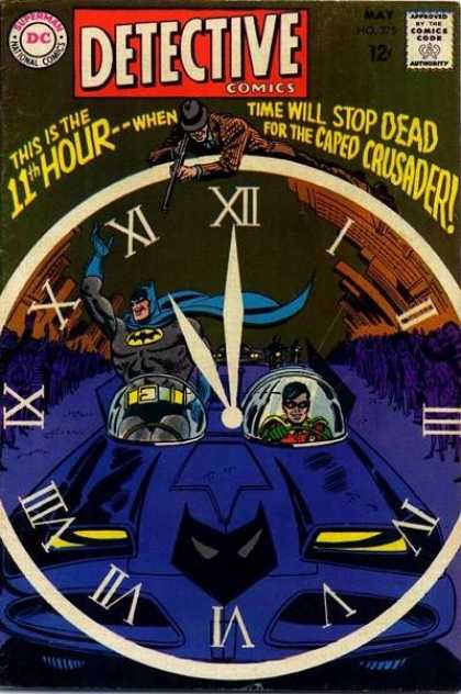 Detective Comics 375 - Clock - Batman - Batmobile - Comics Code Authority - Dc