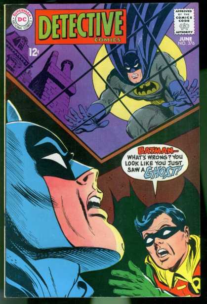 Detective Comics 376 - Robin - Batman - Ghost - Two Batmen - Skylight