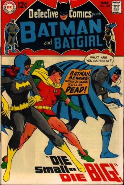 Detective Comics 385 - Batman - Batgirl - Robin - Neal Adams