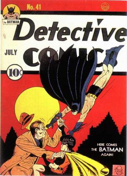 Detective Comics 41 - Batman - Robin - Moon - Here Comes - Again - Bob Kane, Jerry Robinson