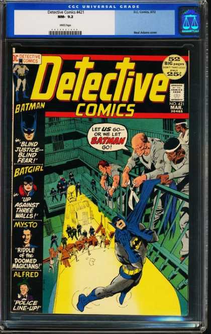 Detective Comics 421 - Batman - Batgirl - Alfred - Mysto - Prison - Jim Aparo