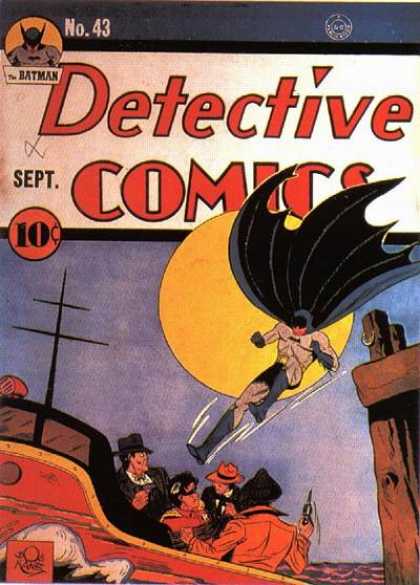 Detective Comics 43 - Batman - No 43 - September - Crime Fighting - Docks - Bob Kane, Jerry Robinson
