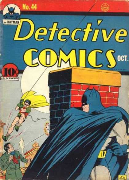 Detective Comics 44 - Chimney - Batman - Robin - Bob Kane, Jerry Robinson