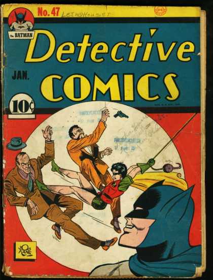 Detective Comics 47 - Batman - Robin - Kick - Crane - Swoop - Bob Kane, Jerry Robinson