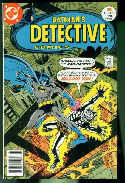 Detective Comics 470 - Batman - Caped Crusader - Energy - Dc - Radioactive - Jim Aparo