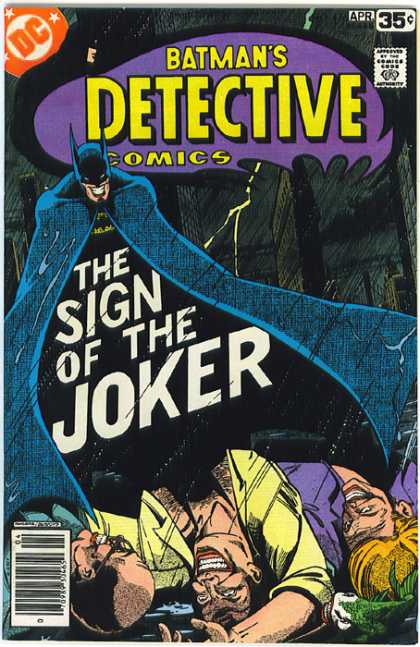 Detective Comics 476 - Batman - Joker - Dc Comics - The Sign Of The Joker - Cape - Terry Austin