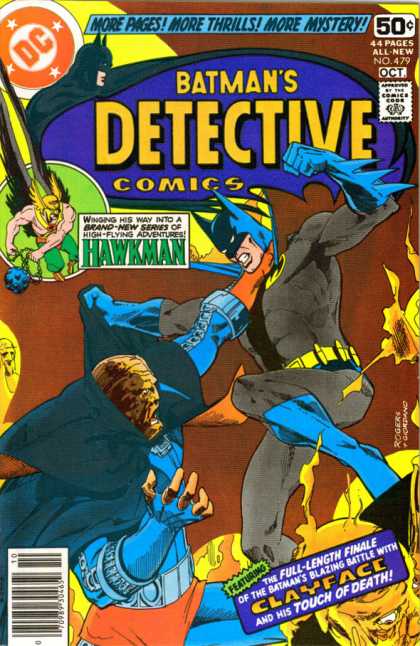 Detective Comics 479 - Batman - Hawkman - Clayface - Dick Giordano