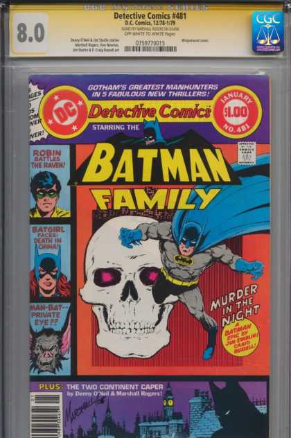 Detective Comics 481 - Robin - Batman - Batgirl - Man-bat - Jim Starlin
