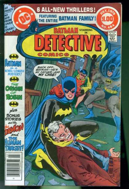 Detective Comics 484 - Batman - Batgirl - Robin - Starring In - Origin Of Robin - Jim Aparo, Ross Andru