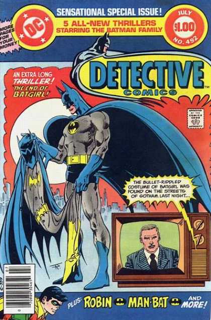 Detective Comics 492 - Robin - Batgirl - Batman - Jim Aparo