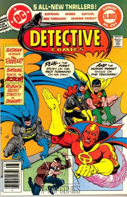 Detective Comics 493 - Batman - Batgirl - Robin - Red Tornado - Dc - Jim Aparo