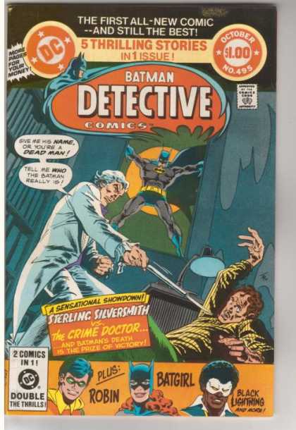 Detective Comics 495 - Batman - Black Lightning - Robin - Batgirl - Jim Aparo