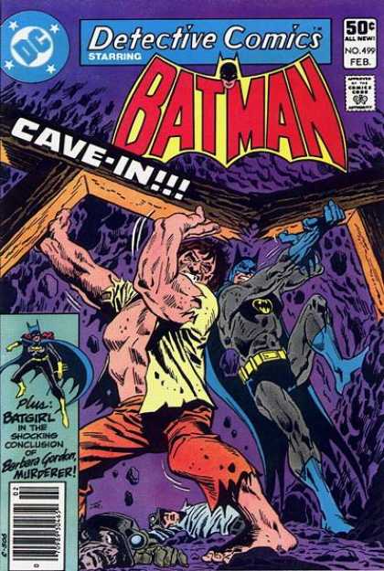 Detective Comics 499 - Cave - Batman - Batgirl - Blue - Fight - Jim Aparo