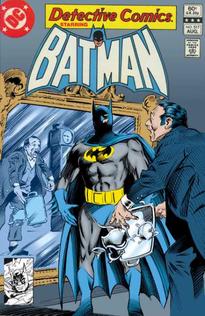 Detective Comics 517 - Batman - Mirror - Tray - Alfred - Reflection - Gene Colan
