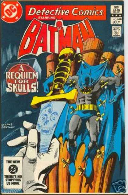 Detective Comics 528 - Skull - Knife - Sword - Knives - Hilt - Dick Giordano, Gene Colan