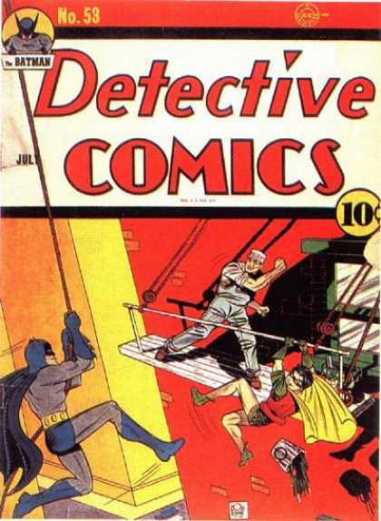 Detective Comics 53 - Batman - Robin - Window Washer - Bob Kane, Jerry Robinson