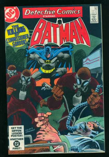 Detective Comics 533 - Batman - Dc - Gas Mask - Patient - Detective Comics - Dick Giordano, Gene Colan