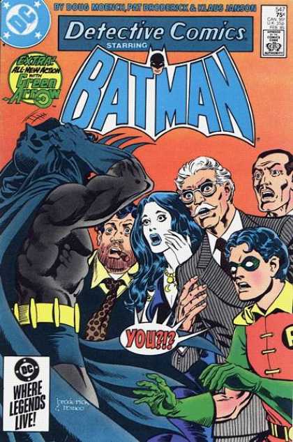 Detective Comics 547 - Batman - Detective Comnics - Green Arrow - Robin - Doug Moench