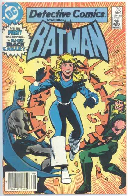 Detective Comics 554 - Black Canary - Batman - Green Arrow - For The First Time Any Where - Dc - Klaus Janson
