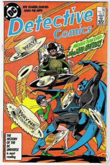 Detective Comics 573 - Batman - Robin - Mad Hatter - Hats - Detective - Alan Davis