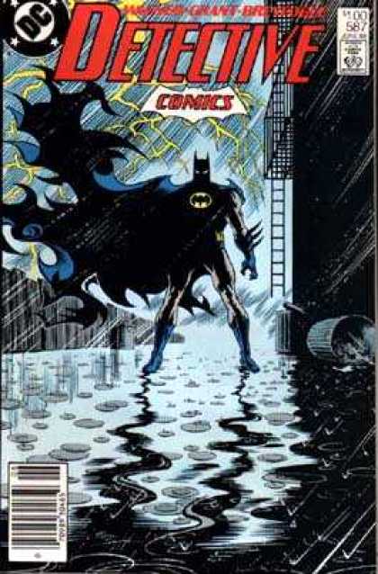 Detective Comics 587 - Dc - Batman - Grant - Rain - Alley - Norm Breyfogle