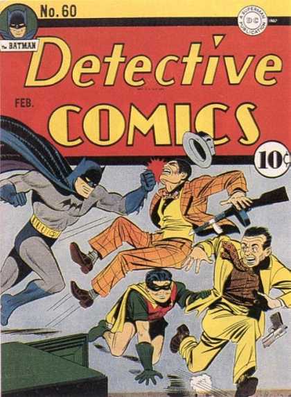 Detective Comics 60 - Batman - Robin - Punch - Dc Comics - Dick Sprang - Jerry Robinson