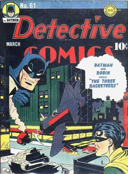 Detective Comics 61 - Batman - Robin - Dc - Dc Comics - The Three Racketeers - Bob Kane, Jerry Robinson