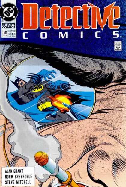 Detective Comics 611 - Batman - Alan Grant - Cigarette - Steve Mitchell - Eyeglass - Norm Breyfogle