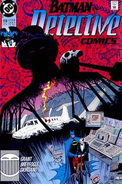 Detective Comics 618 - Alfred - Batman - Plane - Norm Breyfogle