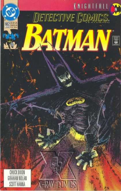 Detective Comics 662 - Batman - Mask - Night - Dark - Fists - Sam Kieth
