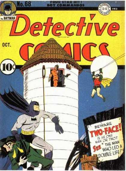 Detective Comics 68 - Batman - Robin - Two Face - Jerry Robinson
