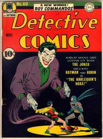 Detective Comics 69 - Batman - Joker - Boy Commandos - Robin - New Winner - Jerry Robinson