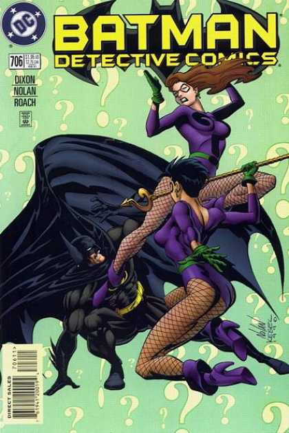 Detective Comics 706 - Dc - Dixon Nolan Roach - Supergirls - Battle - Spear