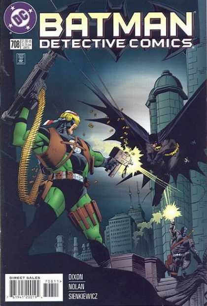 Detective Comics 708 - Batman - Dc Comic Dixon - Machaine Gun - Dixon Niolan Sienkiewicz - Detective Comics Batman